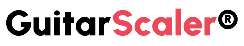 Logo GuitarScaler noir & rose