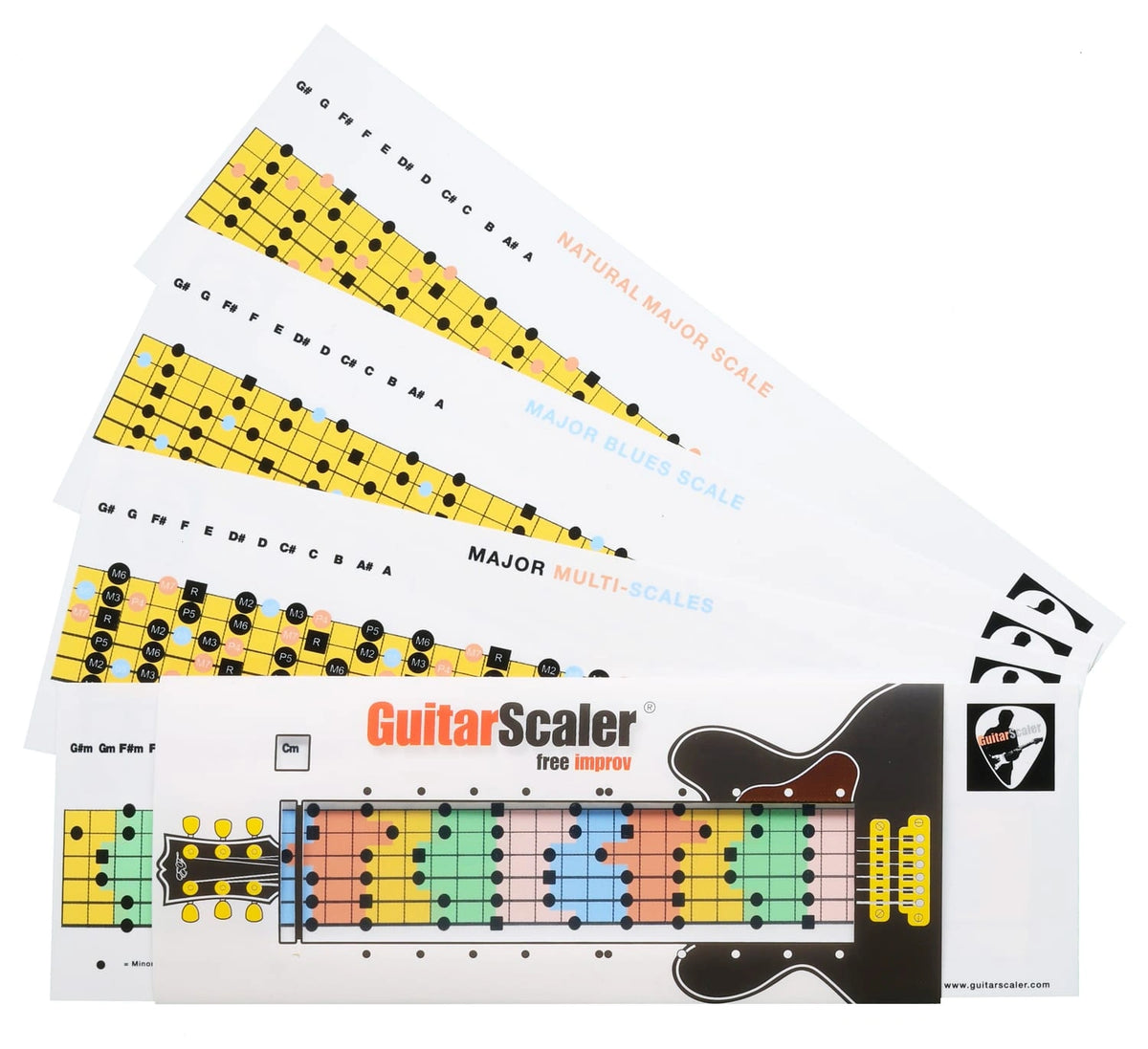 Music Scale Ruler GuitarScaler® - The scale ruler to master your scales in 17 min/day